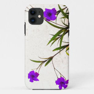 Purple Flowers in the Breeze iPhone 11 Case