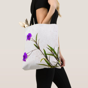 Purple Flowers in the Breeze Tote Bag