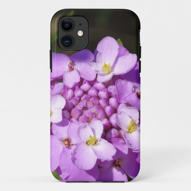 Purple Flowers iPhone SE + iPhone 5/5S, Case (Back)