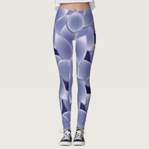 Purple flowers leggings