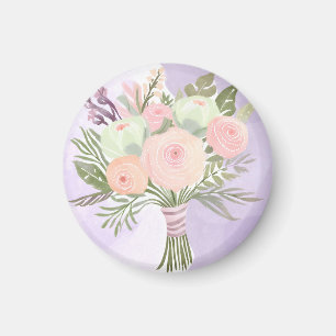 Purple Flowers Magnet
