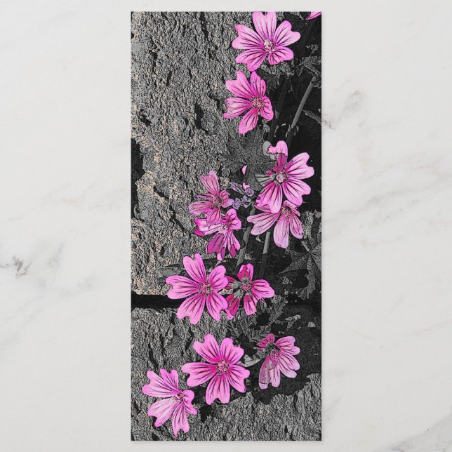 Purple flowers menu (Front)