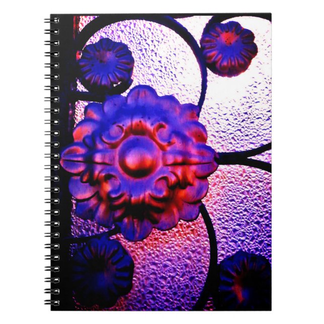 Purple Flowers Notebook (Front)