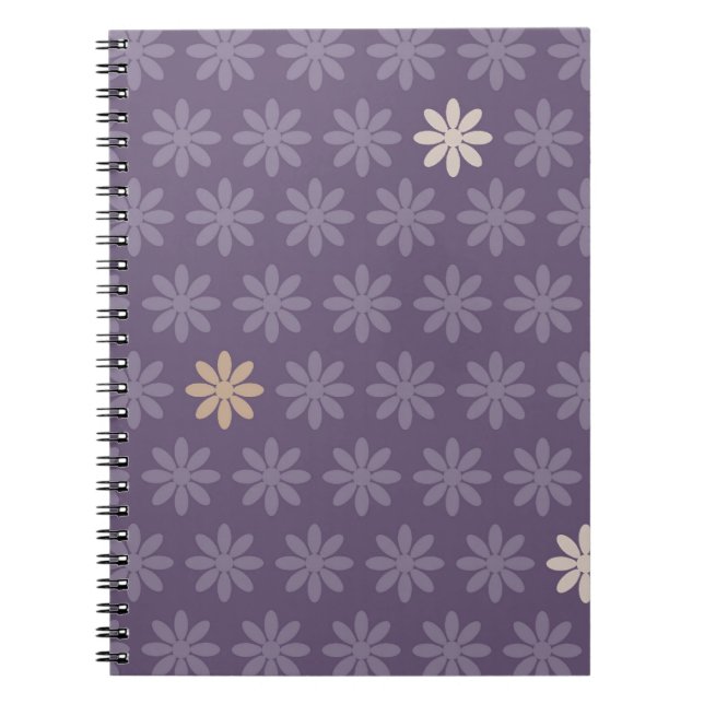 Purple Flowers Notebook (Front)