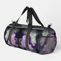 Purple Flowers Partial Colour Personalised