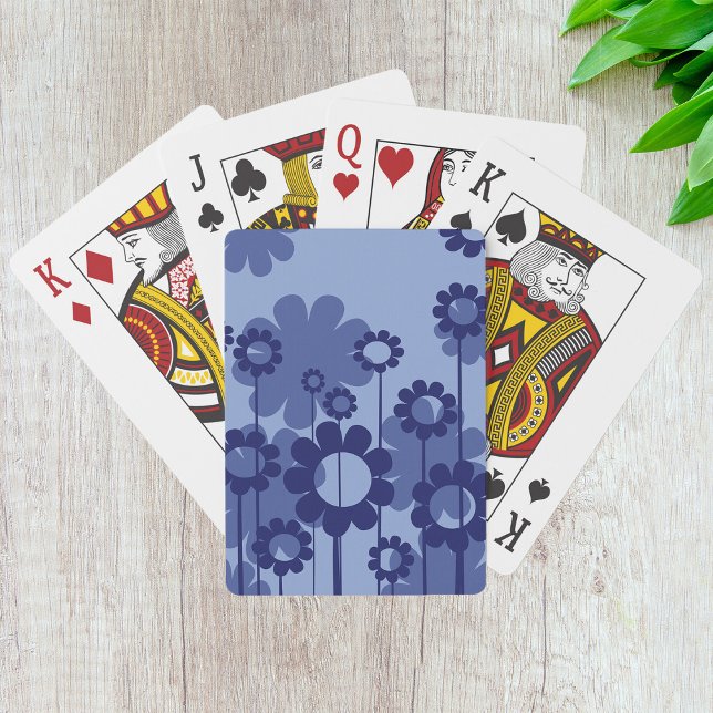 Purple Flowers Playing Cards (Creator Uploaded)
