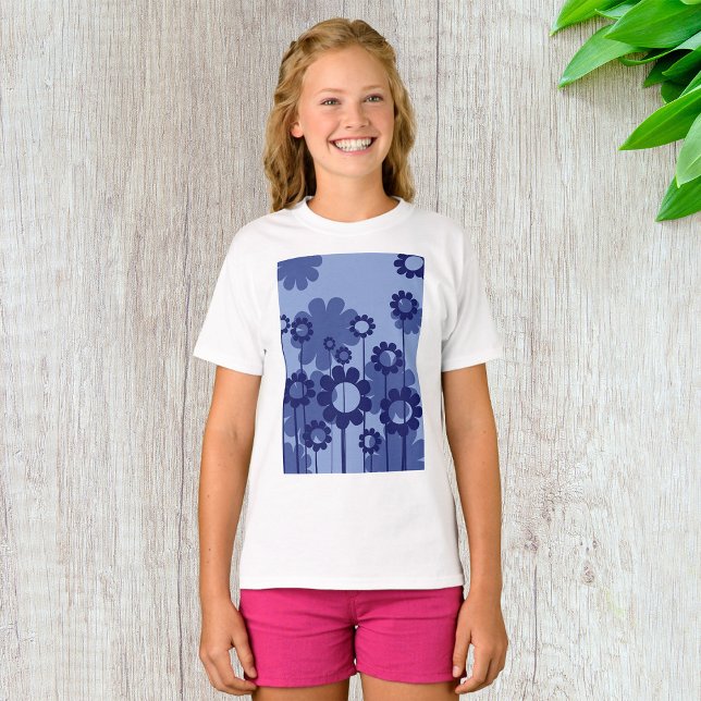 Purple Flowers T-Shirt (Creator Uploaded)