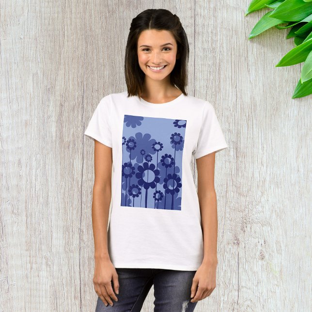 Purple Flowers T-Shirt (Creator Uploaded)