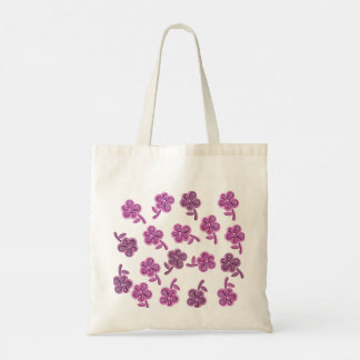 Purple Flowers Tote Bag