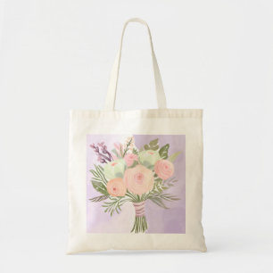 Purple Flowers Tote Bag
