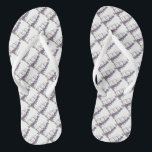 Purple Flowers Wedding Cake Bridesmaid Bride Thongs<br><div class="desc">Flip flops feature an original marker illustration of a tiered wedding cake decorated with colourful purple flowers. Makes a perfect gift for your bridesmaids! This illustration is also available on other products. Don't see what you're looking for? Need help with customisation? Contact Rebecca to have something designed just for you....</div>