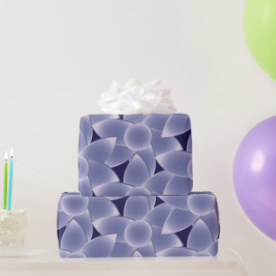 Purple flowers wrapping paper