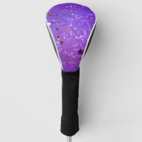 Purple foil background with Stars