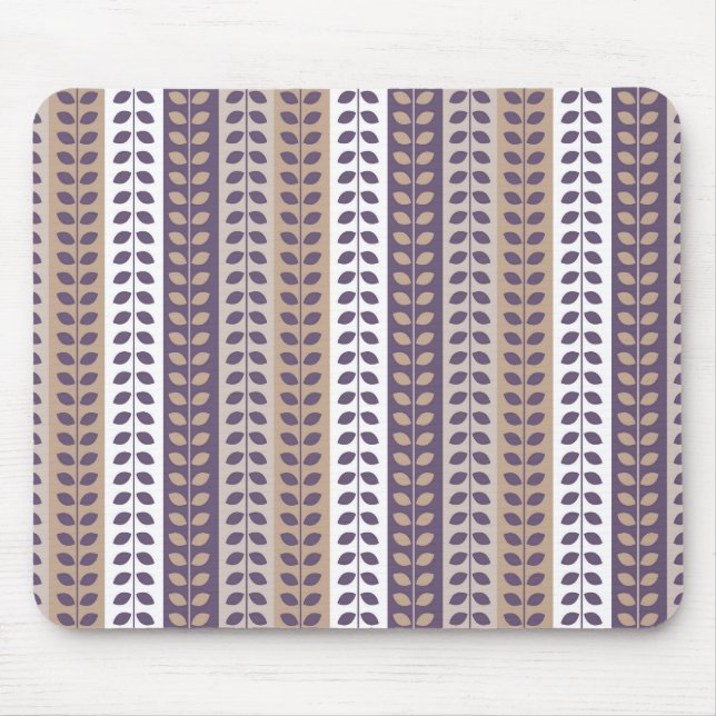 Purple Foliage Mouse Pad (Front)