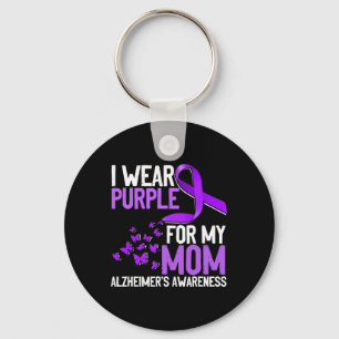 Purple For My Mum Alzheimerheimer´s Awareness Key Ring