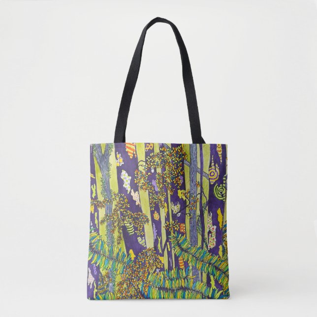 Purple Forest Tote Bag (Front)
