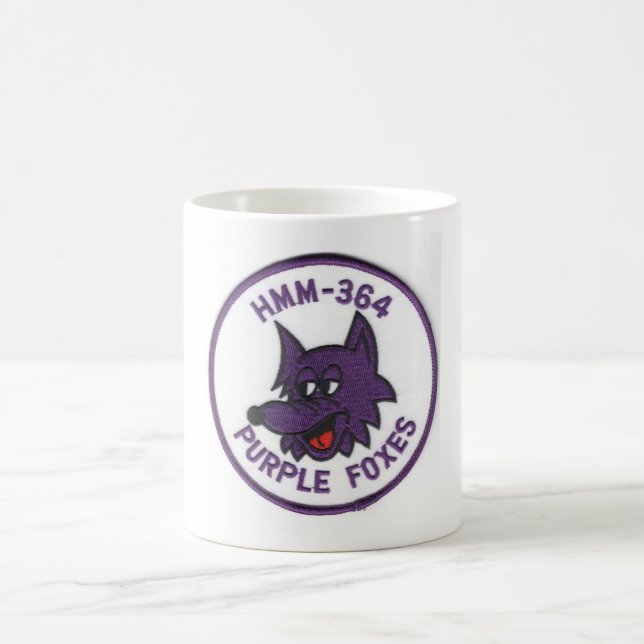 Purple Foxes HMM364 Marines Coffee Mug (Center)