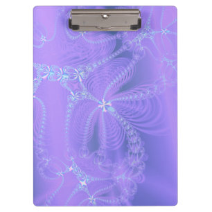 Purple Fractal Chains Clipboard