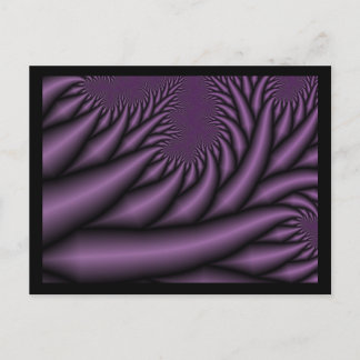 purple fractal post cards