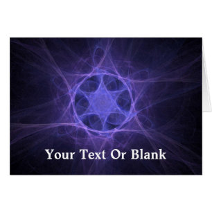 Purple Fractal Star Of David