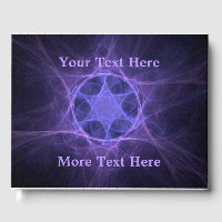 Purple Fractal Star Of David