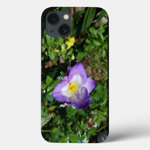 Purple Freesia Flowers iPhone 13 Case
