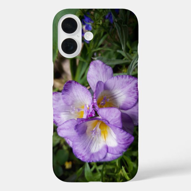 Purple Freesia Flowers Case-Mate iPhone Case (Back)