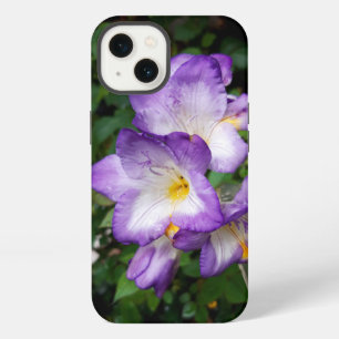 Purple Freesia Flowers iPhone 13 Case