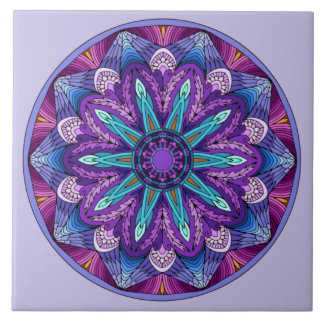 Purple Frequency™ Ceramic Tile