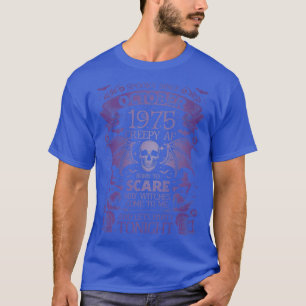 Purple Funny Spooky Since October 1975 Halloween B T-Shirt