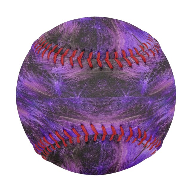 Purple fur print baseball (Front)