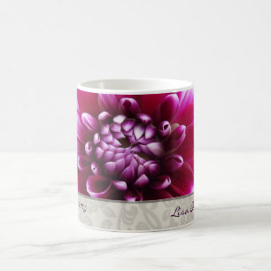 Purple Fuschia Dahlia Mug