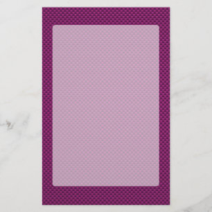 Purple Fushia Carbon Fibre Print Stationery