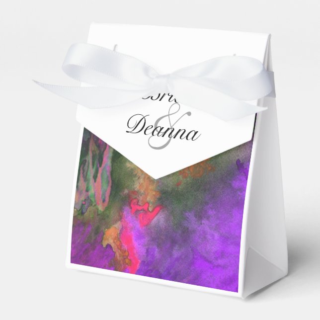 Purple Fusion Favour Box (Front Side)