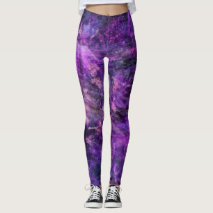 Purple Galactic Leggings