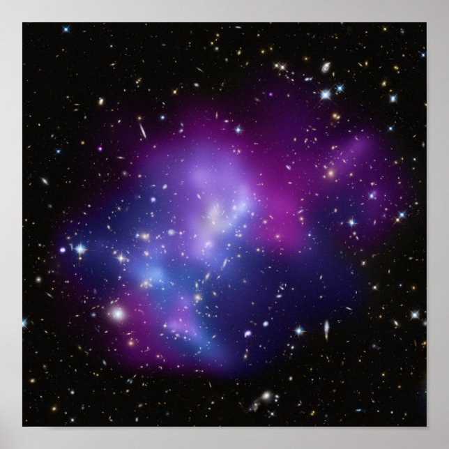 Purple Galaxy Cluster 12 x 12 Poster (Front)