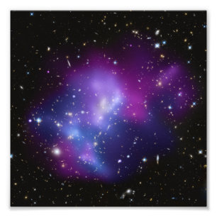 Purple Galaxy Cluster Photo