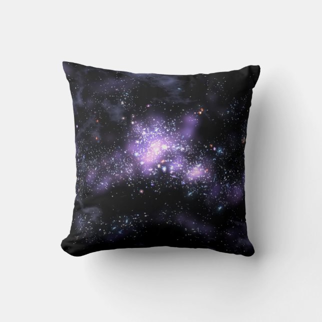 purple galaxy cushion (Front)
