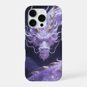 Purple Galaxy Dragon   Mystical Cosmic Dragon Fant iPhone 16 Pro Case