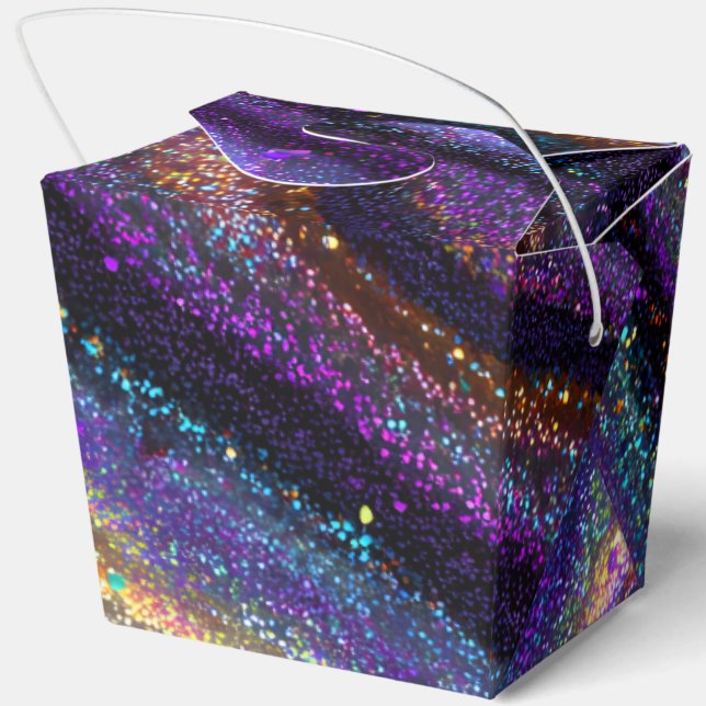 Purple Galaxy Favour Box (Back)