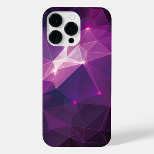 Purple galaxy pattern iPhone 14 pro max case