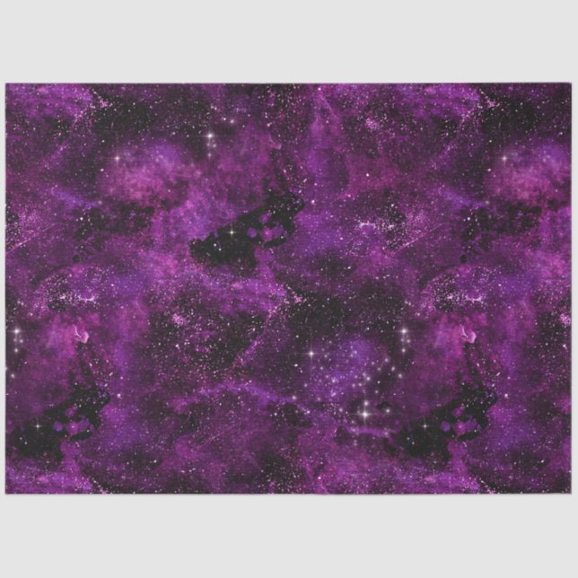 Purple Galaxy Series Design 6 Tissue Paper (Front)