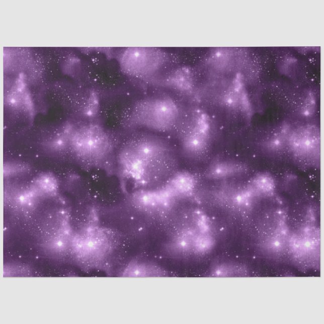 Purple Galaxy Series Design 7 Tissue Paper (Front)