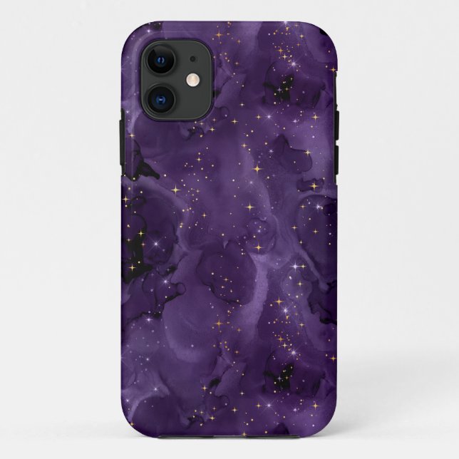 Purple Galaxy Series Design 8 Case-Mate iPhone Case (Back)