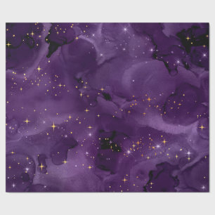 Purple Galaxy Series Design 8 Wrapping Paper