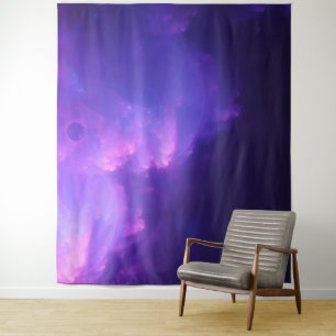 purple galaxy tapestry
