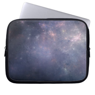 Purple Galaxy with Stars Laptop Sleeve