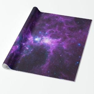 Purple Galaxy Wrapping Paper
