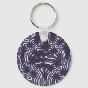 Purple Garden Key Ring