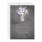 Purple Garden Mason Jar Chalkboard | Wedding